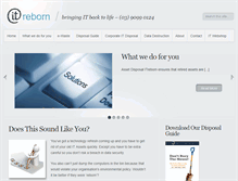 Tablet Screenshot of itreborn.com.au